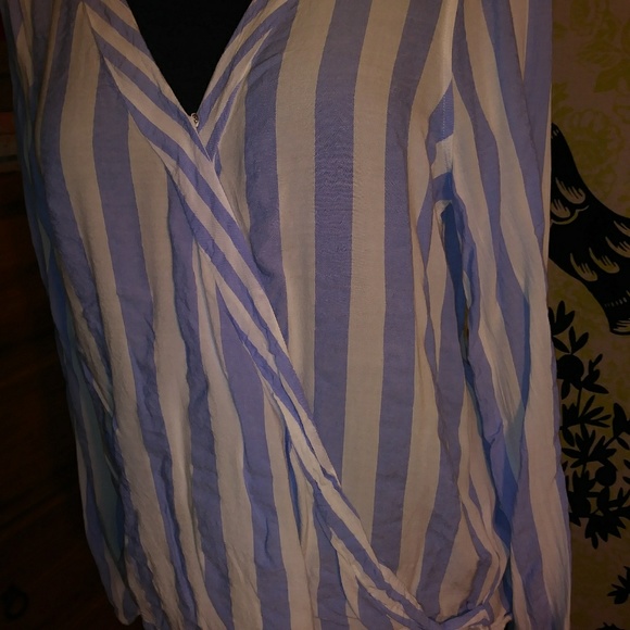 4/$25 PINK ROSE Long Sleeve Blouse Large - Picture 4 of 7